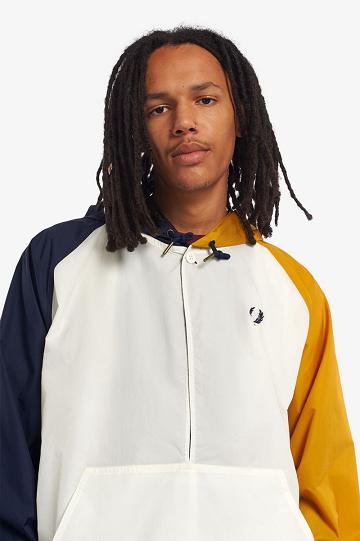 Fred Perry Ripstop Windbreaker Miesten Takki Valkoinen | FI 1811FDNM